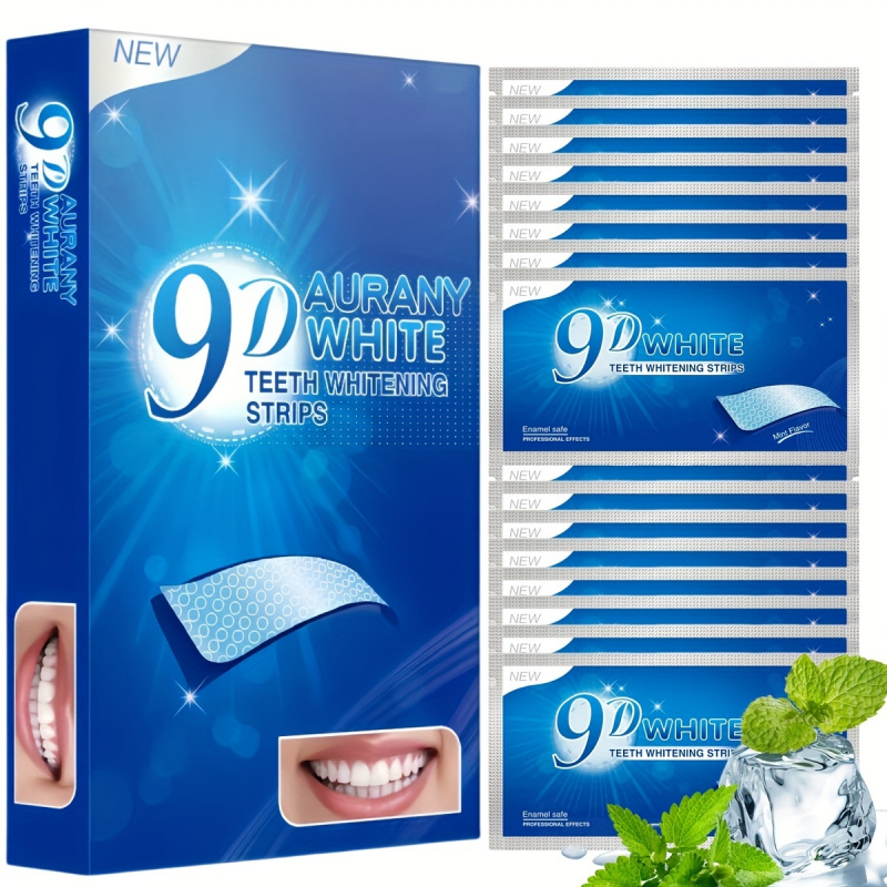 Teeth Whitening Gel Refills - 21 Pairs of 9D Aurany White