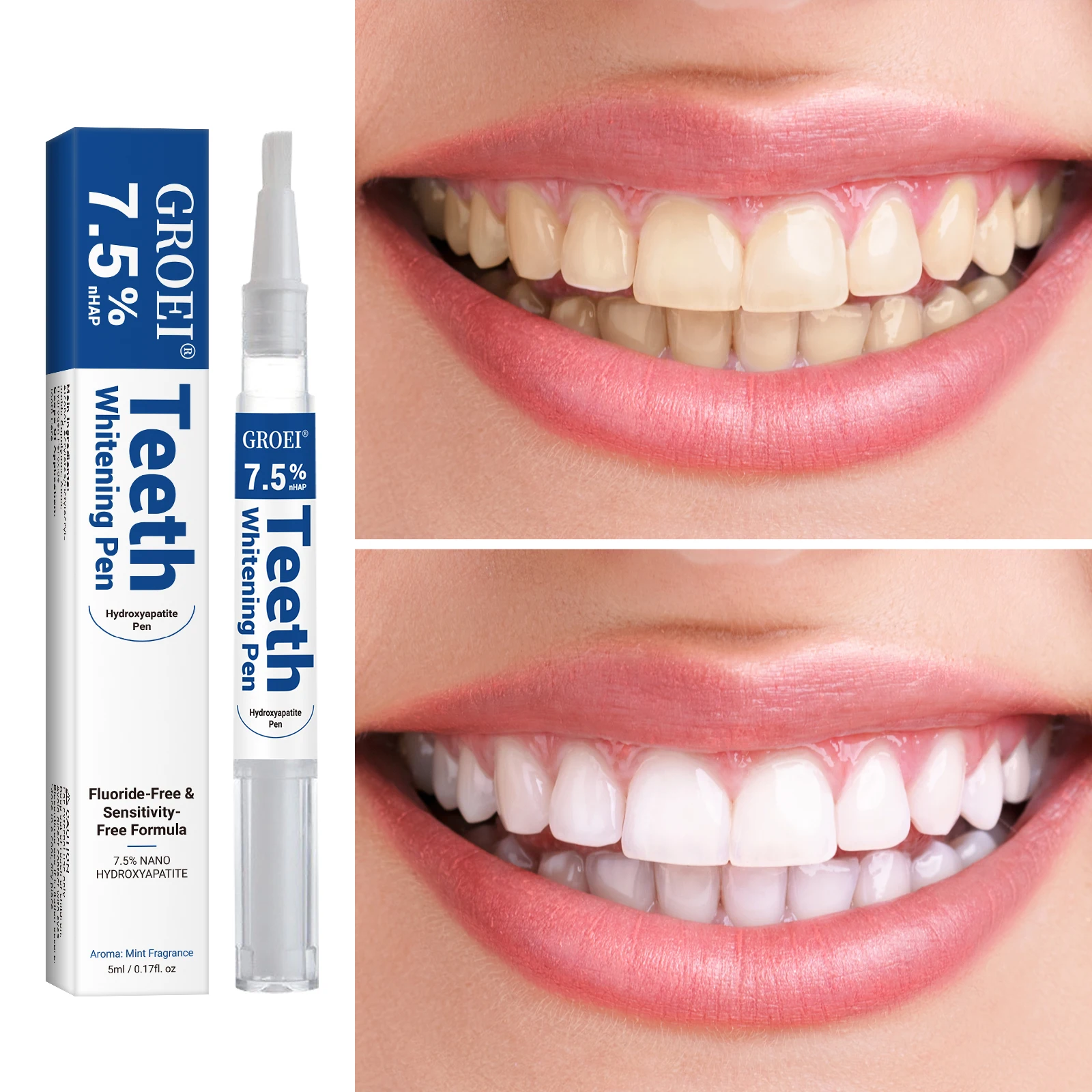 Hydroxyapatite Tooth Whitening - Teeth Whitening Pens ulasan dan harga