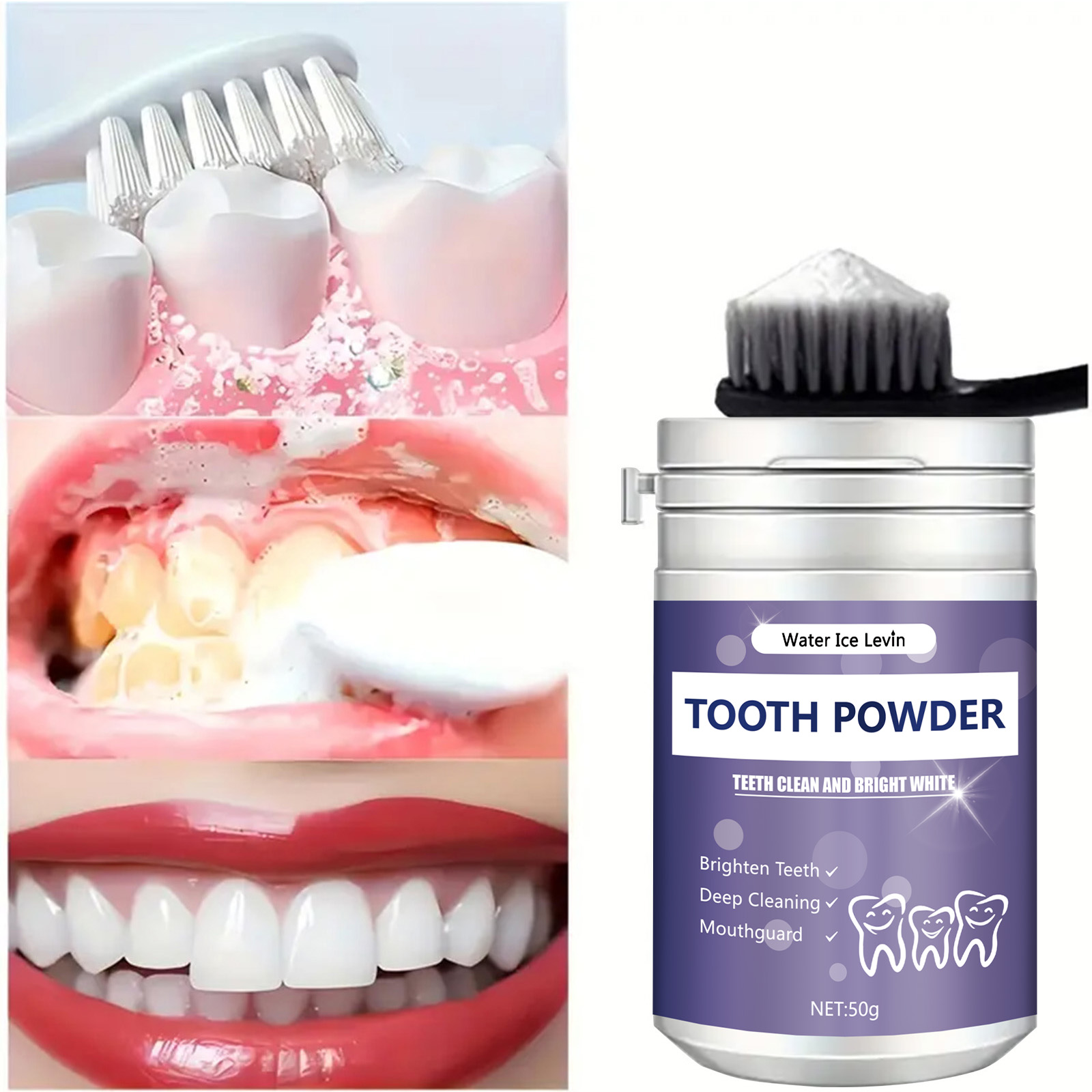 pearl tooth powder fresh breat - Teeth Whitening Powder ulasan dan harga