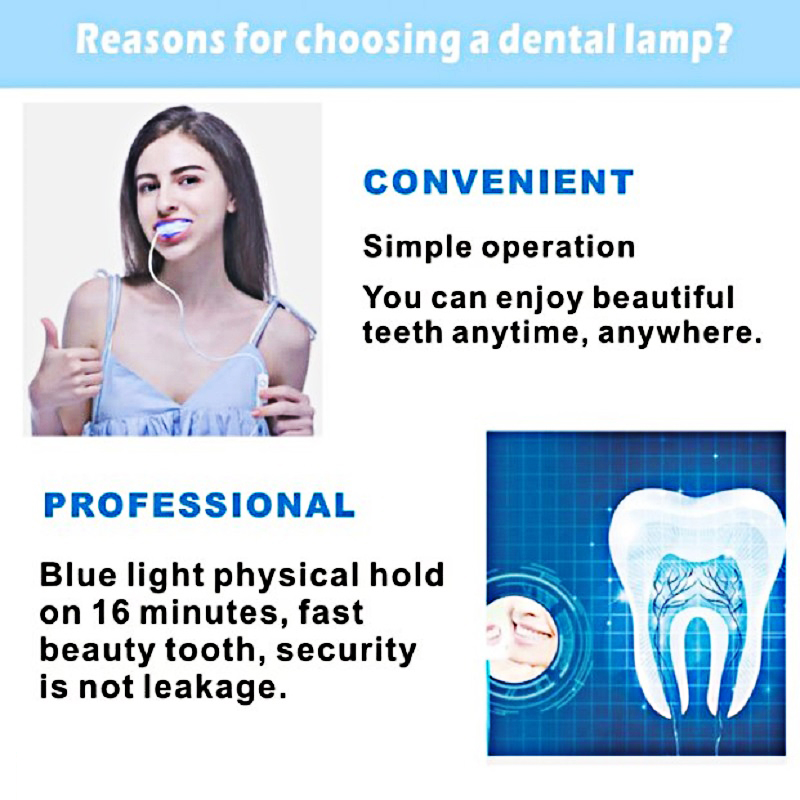 Teeth Blue Light Whitening Ins - Teeth Whitening Uv ulasan dan harga