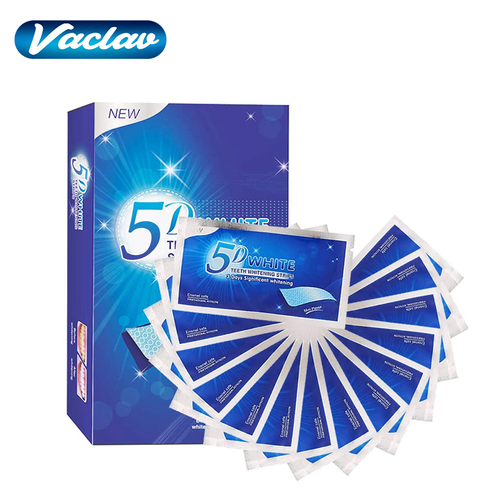 5D White Teeth Whitening Strip - Teeth Whitening Gel Refills ulasan dan harga