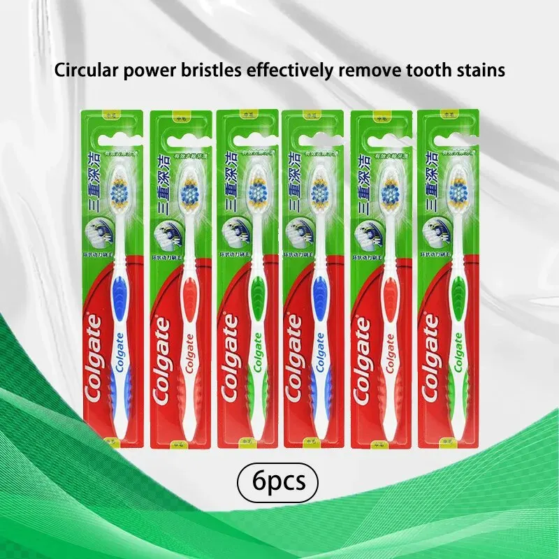 Colgate 6pcs Adult Soft Bristl - Colgate Whitening Teeth ulasan dan harga