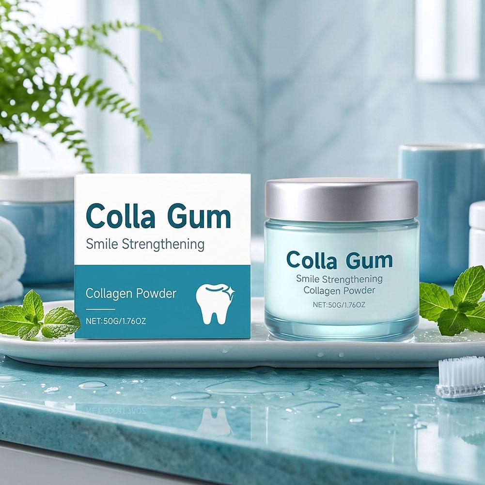 Strengthening Collagen Gum Pow - Teeth Whitening Zimba ulasan dan harga