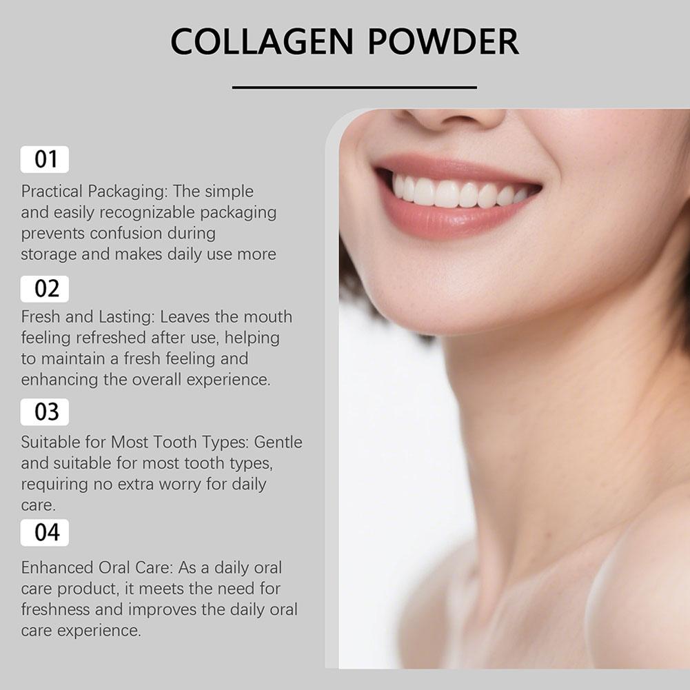Strengthening Collagen Gum Pow - Teeth Whitening Zimba ulasan dan harga