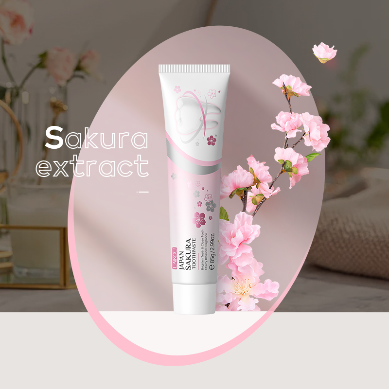 LAIKOU Japan Sakura Toothpaste - Teeth Whitening Japan ulasan dan harga