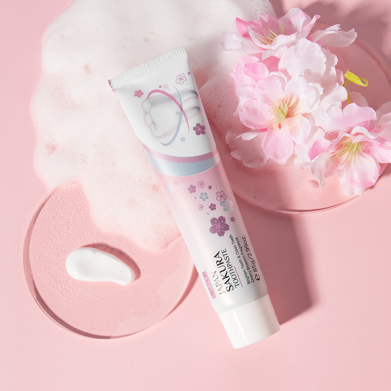 LAIKOU Japan Sakura Toothpaste - Teeth Whitening Japan ulasan dan harga