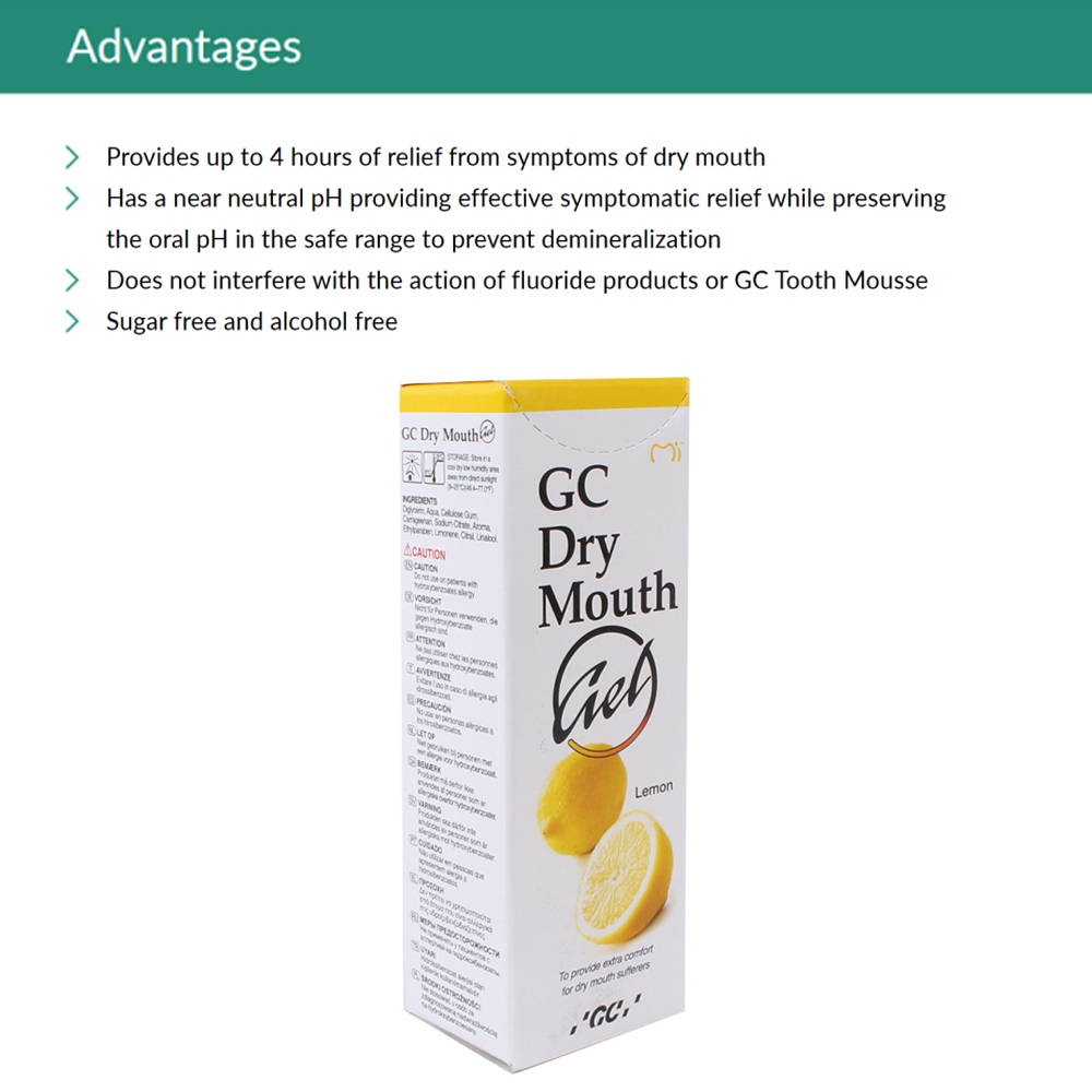 Dry Mouth Relief Gel Treatment - Teeth Whitening Japan ulasan dan harga