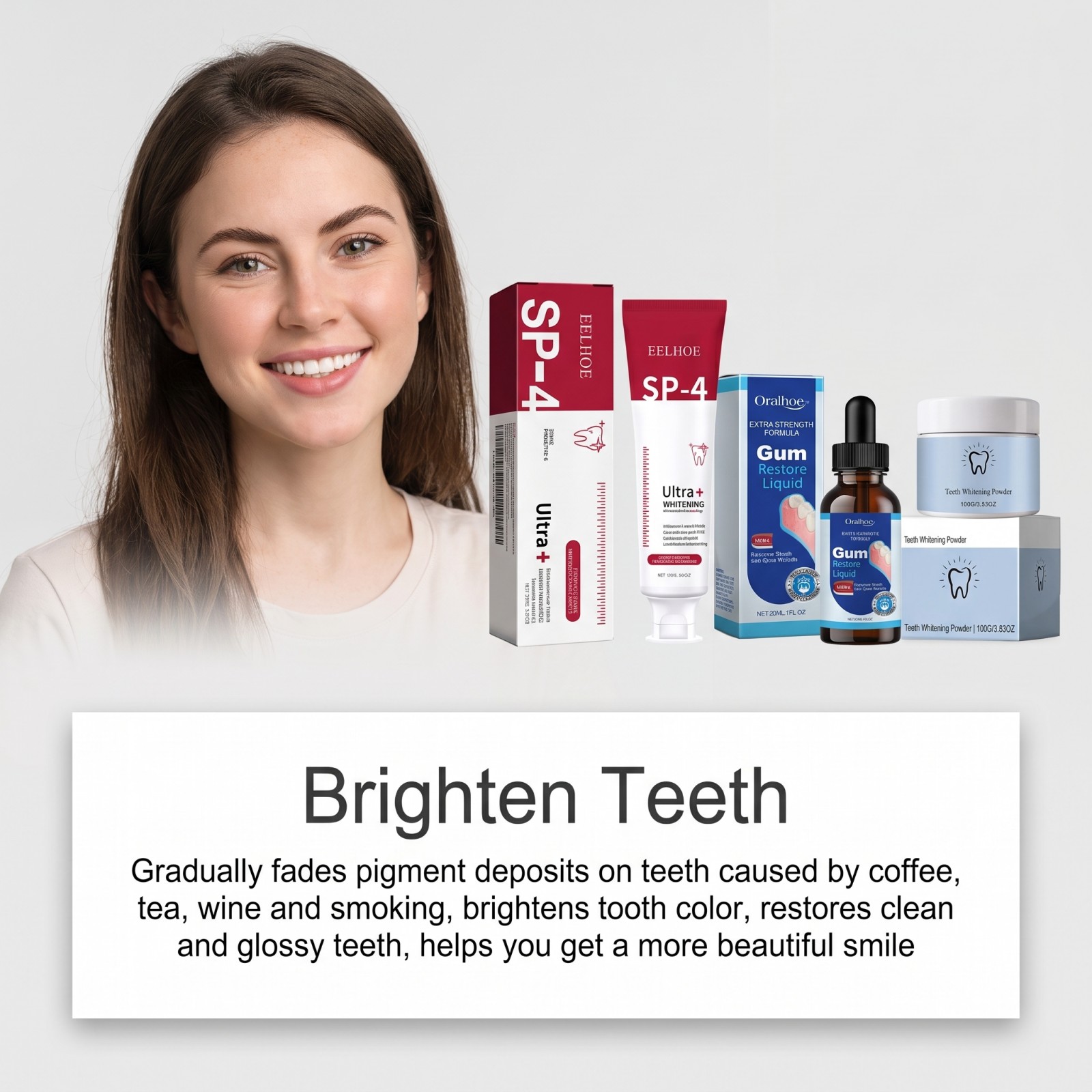 Oral Care Combo Set Whitening  - Teeth Whitening Zimba ulasan dan harga
