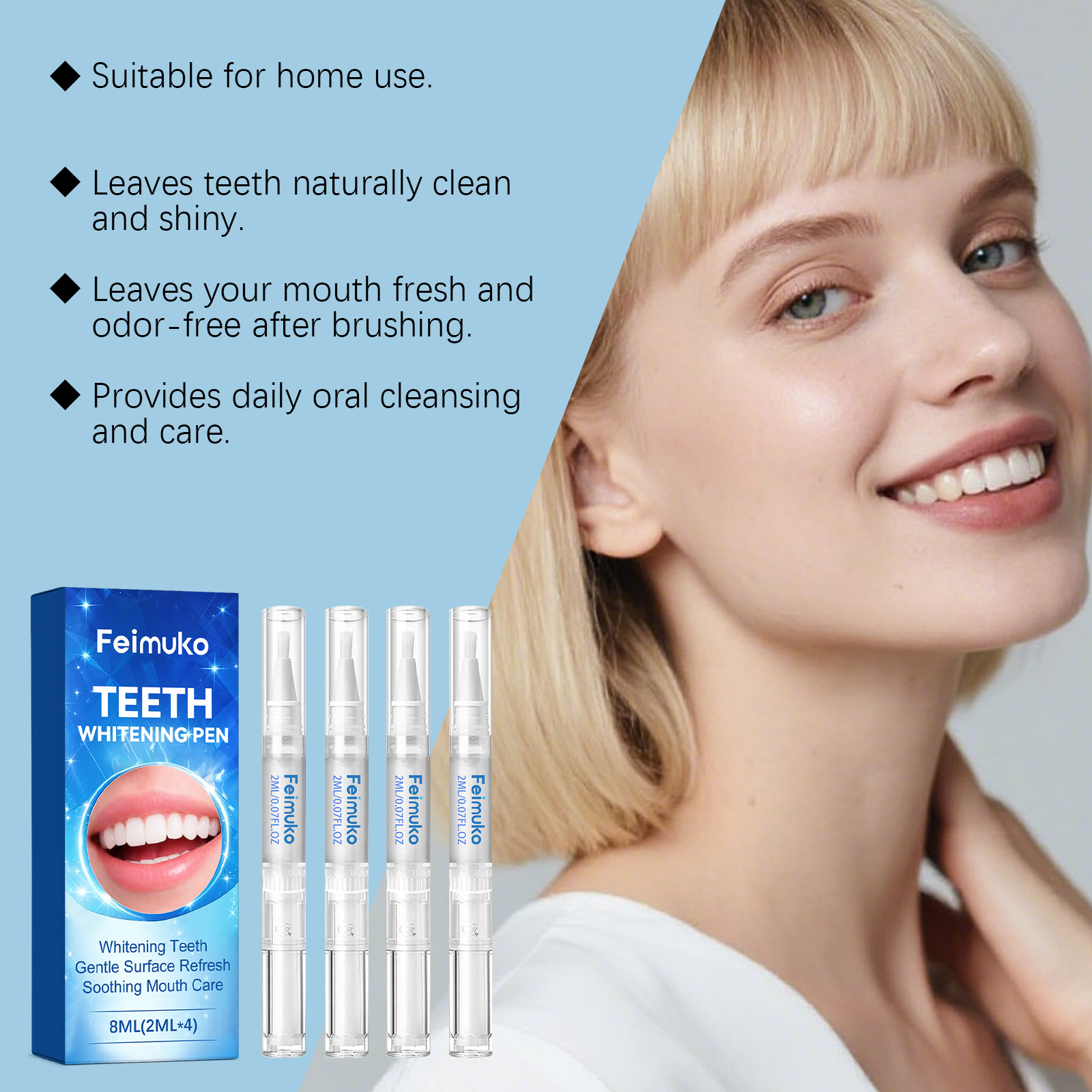 Feimuko 8ml Teeth Gel Pen Gent - Teeth Whitening Pens ulasan dan harga