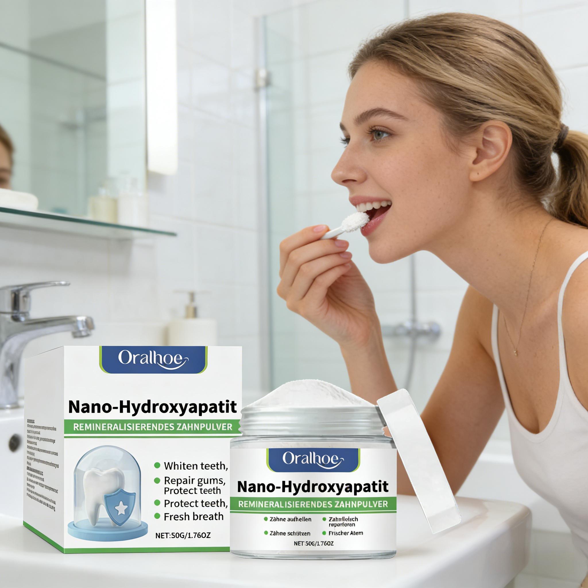 Oralhoe Whitening Tooth Powder - Teeth Whitening Zimba ulasan dan harga