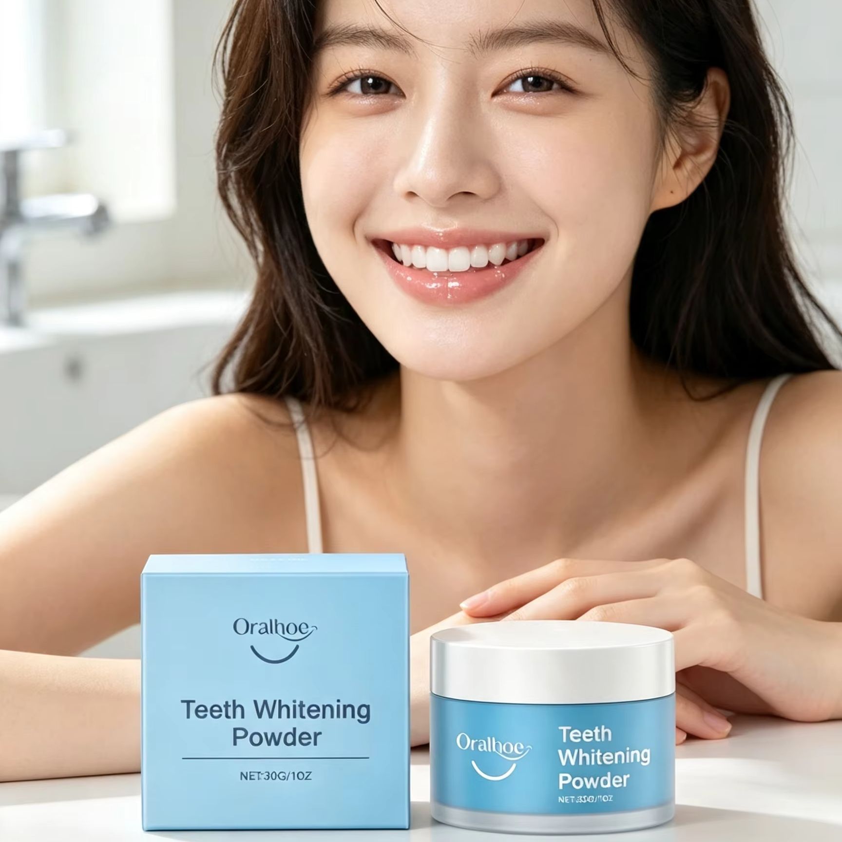 Oralhoe Tooth Powder for Brush - Teeth Whitening Zimba ulasan dan harga
