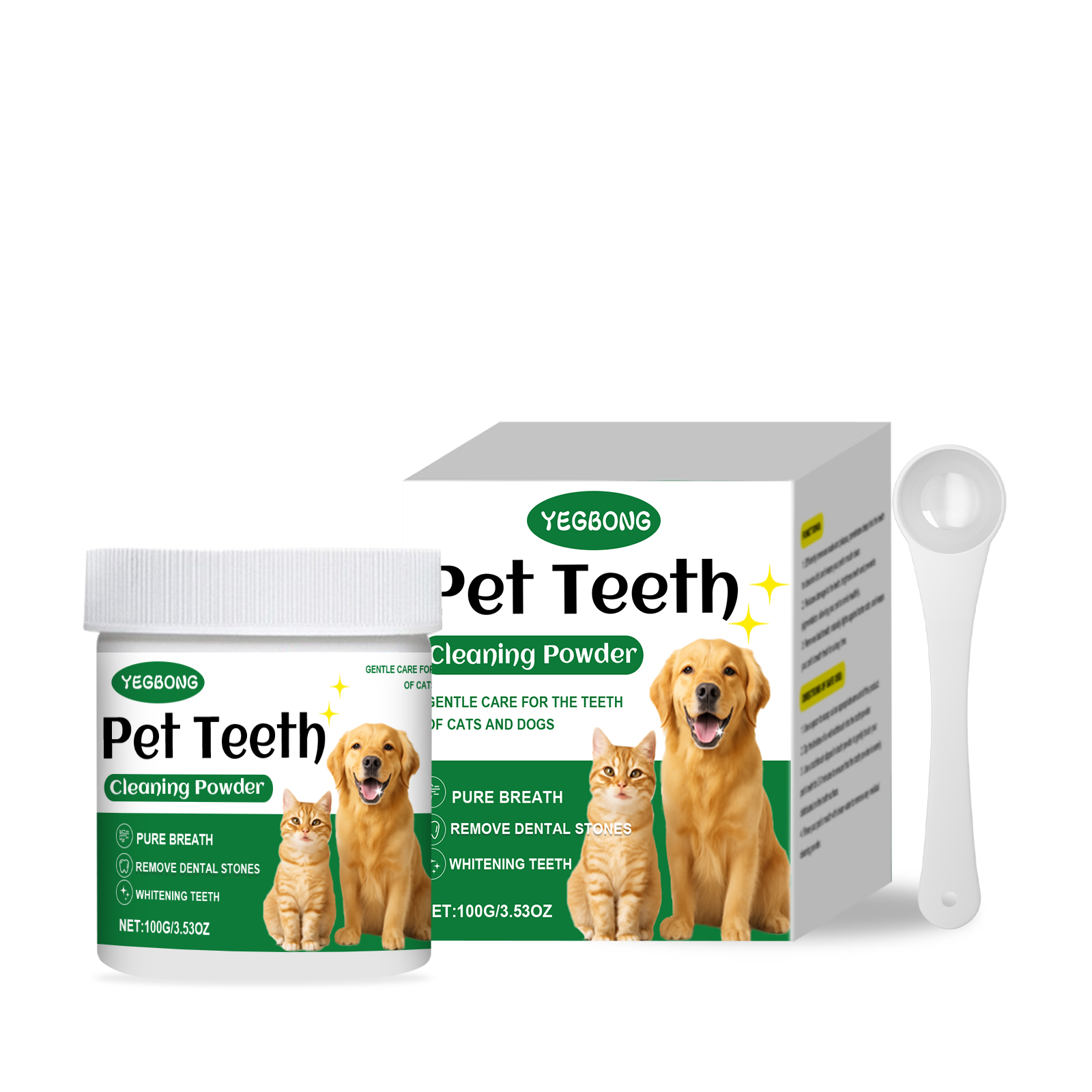 Pet Teeth Cleaning Powder Redu - Teeth Whitening Powder ulasan dan harga