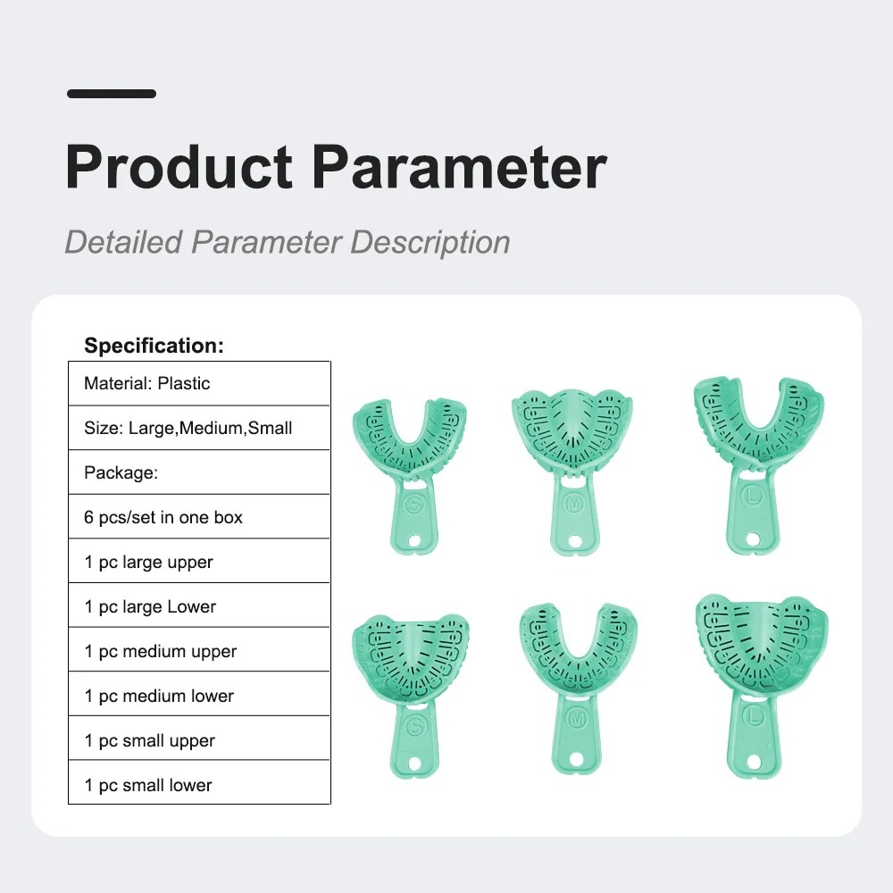 6pcs Dental Implant Tray Green - Teeth Whitening Trays ulasan dan harga