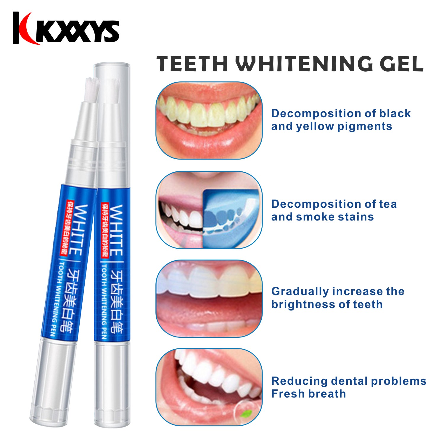 2pcs*3ml Popular White Teeth W - Teeth Whitening Pens ulasan dan harga