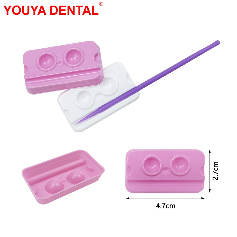 100pcs/bag Dental Mixing Well  - Teeth Whitening Trays ulasan dan harga