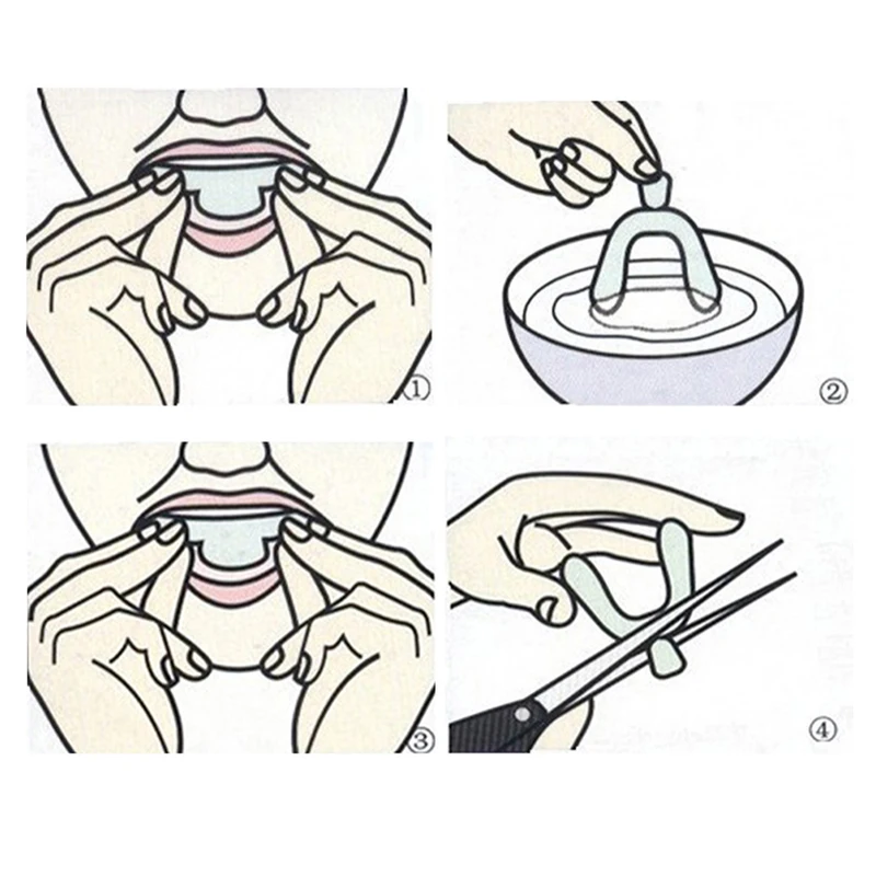 10Pcs/set Silicone Mouth Guard - Teeth Whitening Trays ulasan dan harga