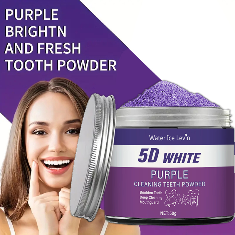 Purple Teeth Whitening Powder, - Teeth Whitening Zimba ulasan dan harga