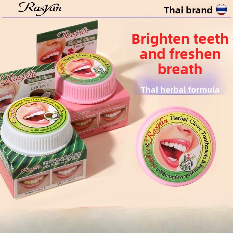 Thai Clove/coconut Tooth Powde - Teeth Whitening Zimba ulasan dan harga